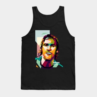 Johan Neeskens In Wpap Pop Art Tank Top